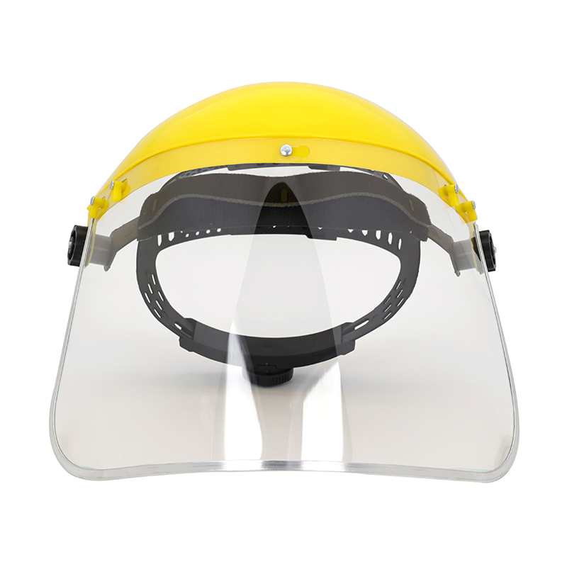 Impact Resistant Heat-Formed Multi-Fit Design Plastic Face Shield Visor with Headgear