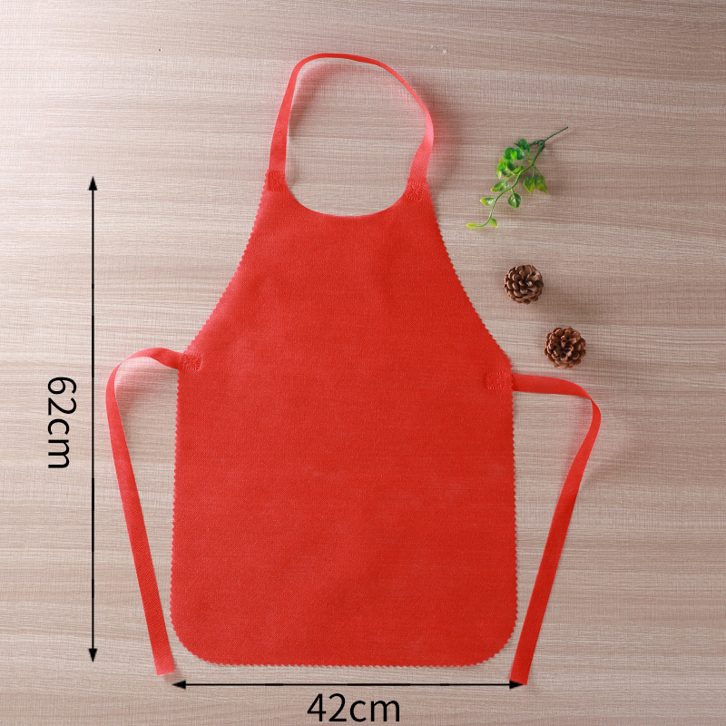 Disposable Non-Woven Apron Custom Logo and Color High Quality