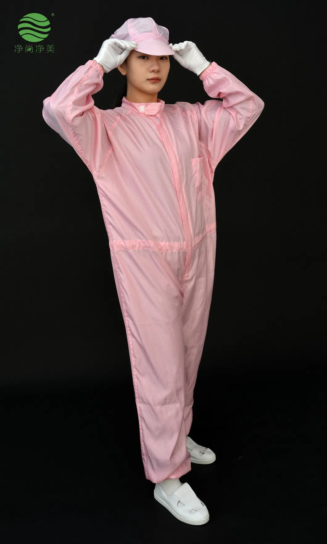 ESD Cleanroom Garment Back View