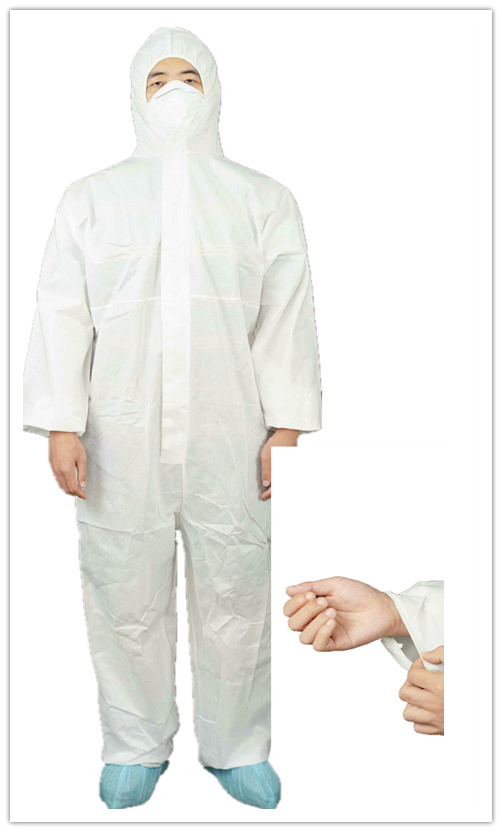 CE Approved Type 5/6 Anti-Static Disposable Chemical Protective Coverall Bunny-Suit
