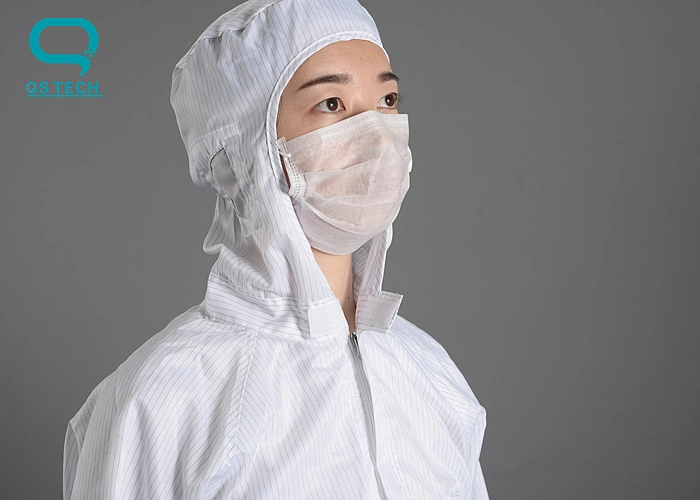 Food Factory Washable ESD Clothes Anti-Static Jumpsuit Cleanroom Suit Garment Without Hood