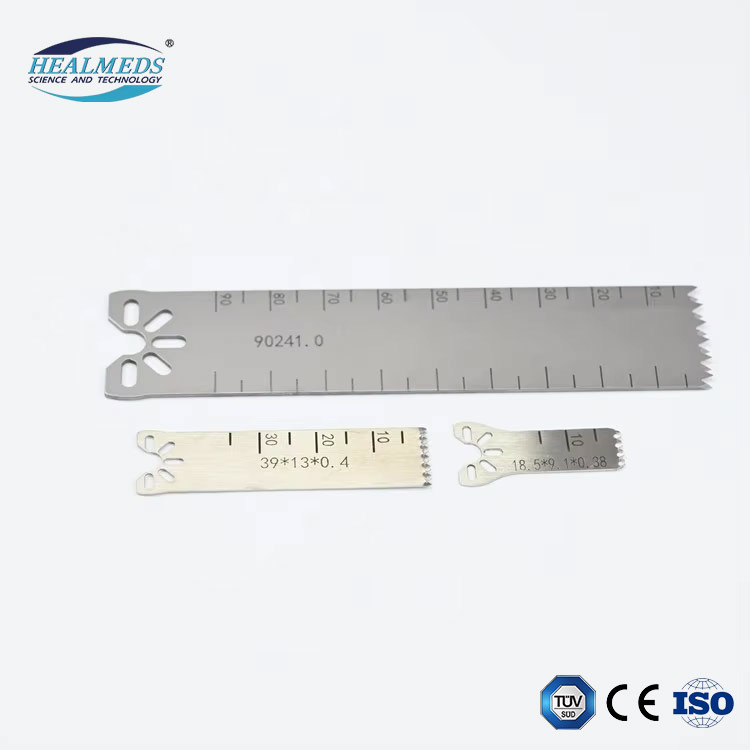 Veterinary Orthopedic Surgical Instrument Sabo Stainless Steel Micro Carbide Small Stryker Driver 3 Sagital Saw Blade for Bone