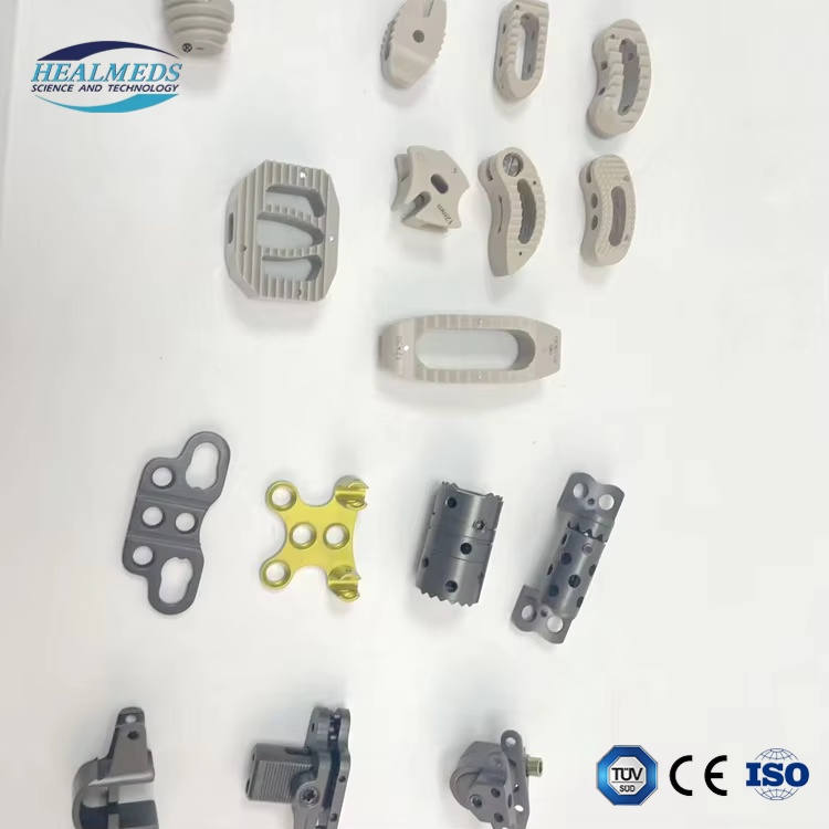 Factory Direct High Quality Vet Orthopedic Surgical Implants Titanium Peek Cage Wholesale