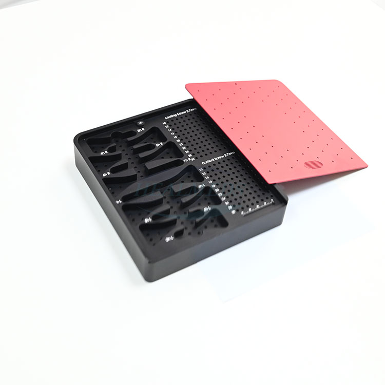 Stainless Steel Small Surgery Sterilization Volar Distal Radius Locking Plates Autoclave Sterile Box for Medical Instruments