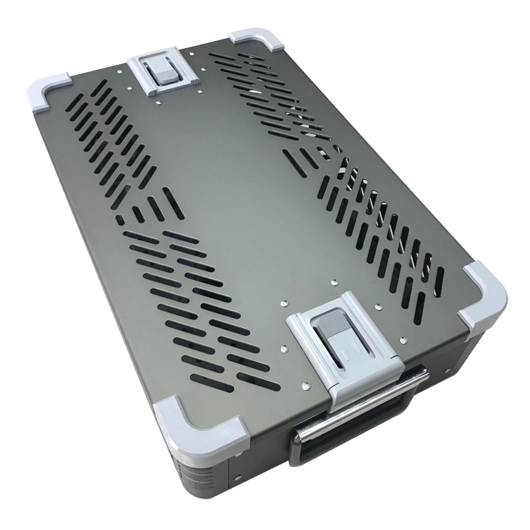 Orthopedic Medical Equipments and Accessories Sterilization case Tray Surgical Instrument Container Sterilizer Box for Sterile
