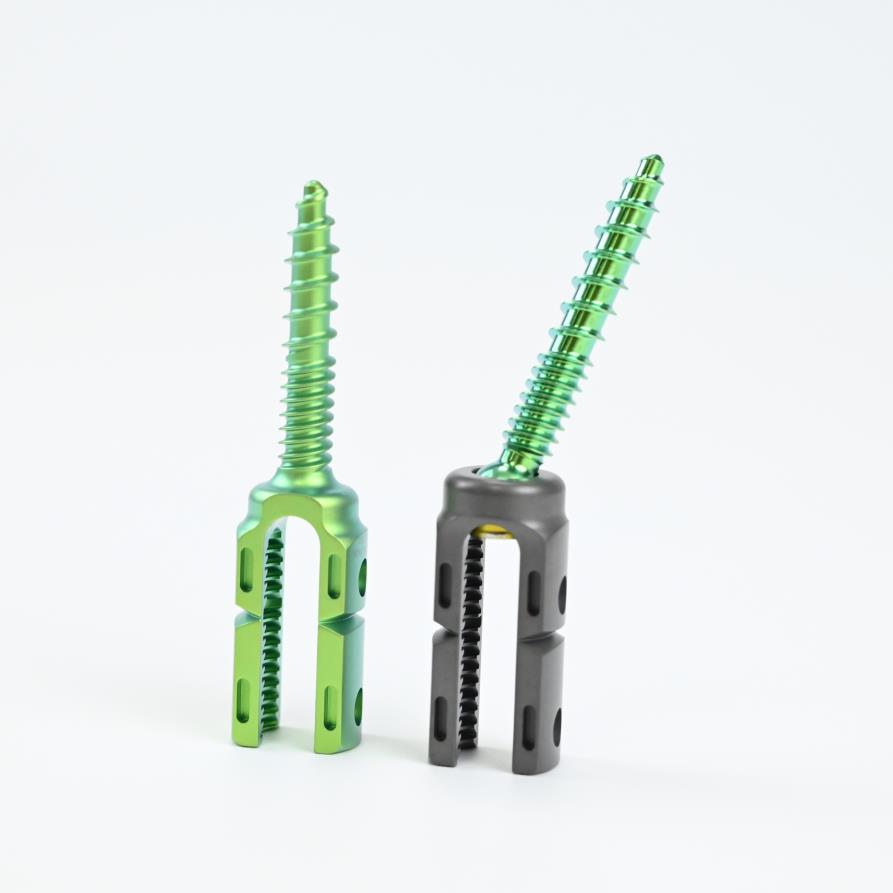 Pet Veterinary Products China Titanium Implants Orthopedic Polyaxial Pedicle Screws for Animal Hospital