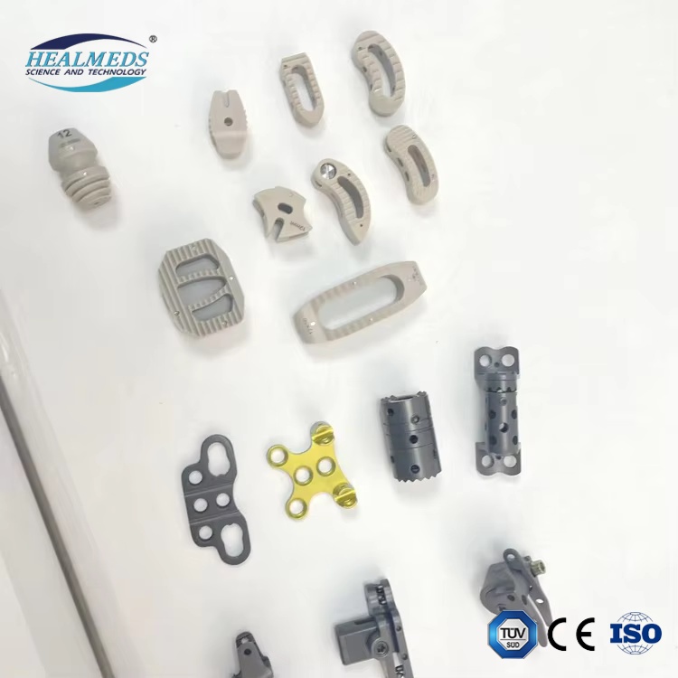 Factory Direct High Quality Vet Orthopedic Surgical Implants Titanium Peek Cage Wholesale