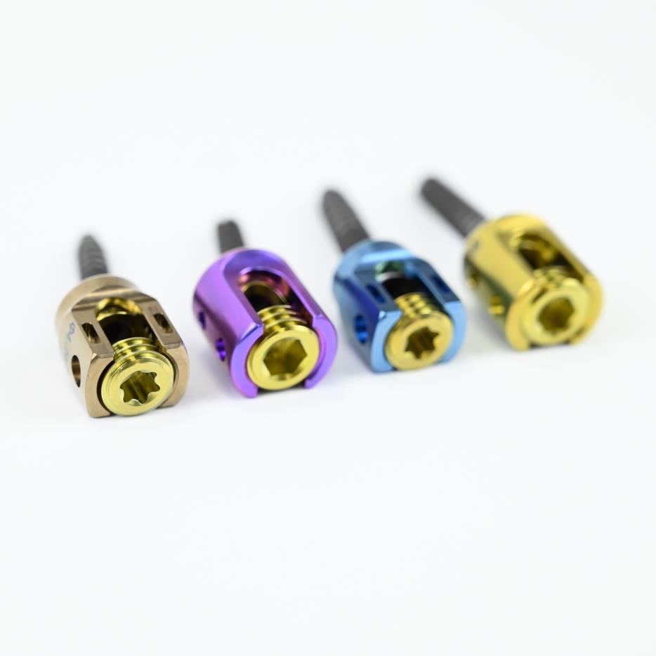 Pet Veterinary Products China Titanium Implants Orthopedic Polyaxial Pedicle Screws for Animal Hospital