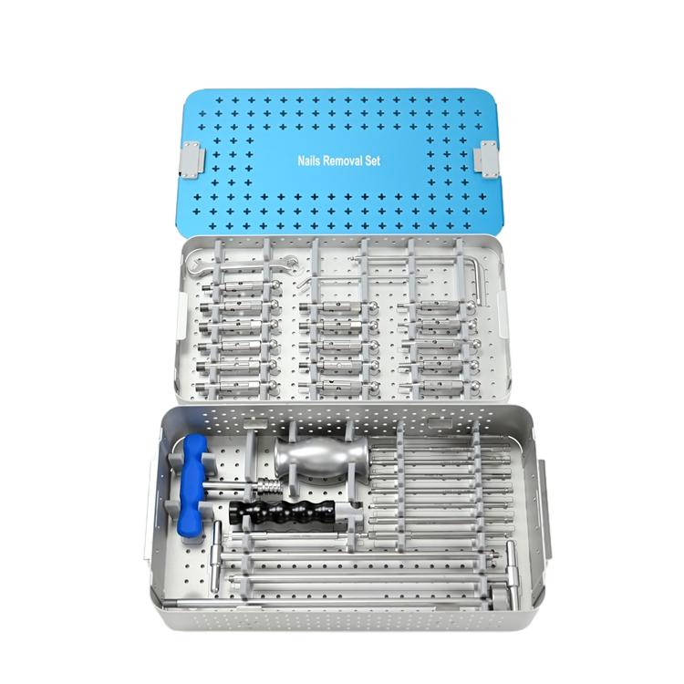 Surgical Orthopedic Implant Kit Broken Plate and Screw Femur Tibial Intramedullary Nail Removal Instrument Set for Ortho Surgery