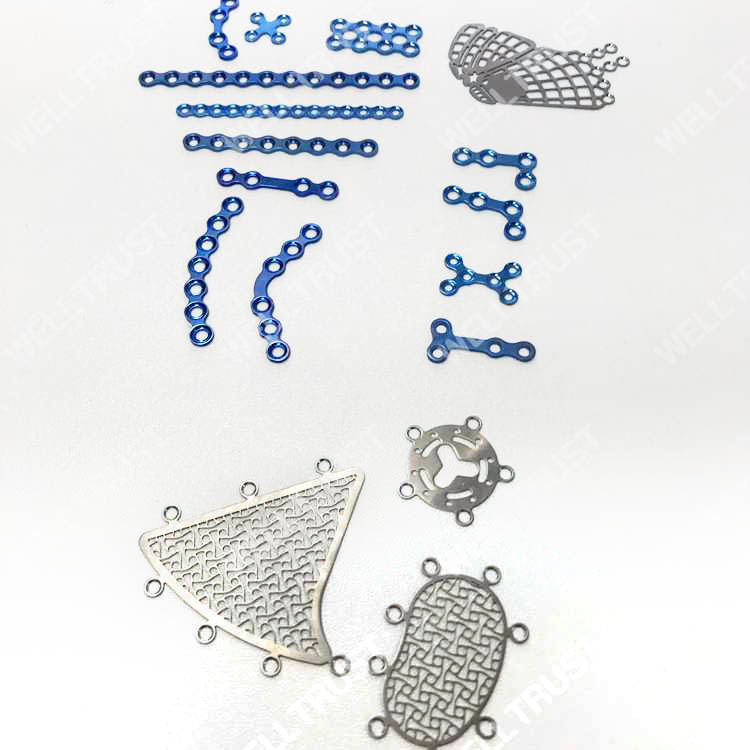 High Quality Medical Orthopedic Surgical Implants Titanium Maxillofacial Plate 1.5 2.0mm Plates