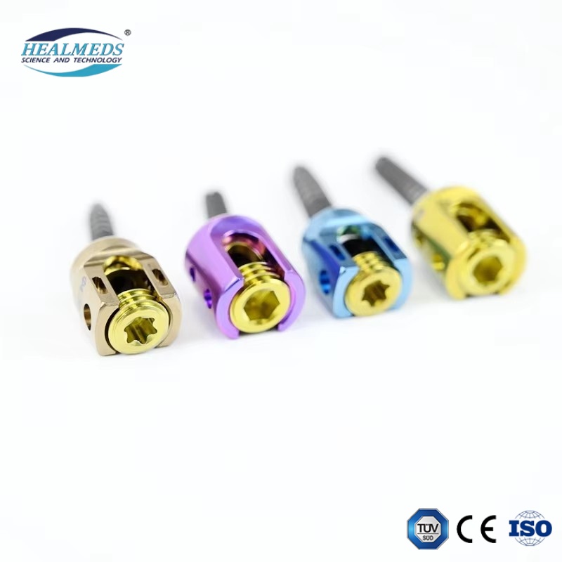 Factory Manufacture Implants for Bone Surgery 6.0 Spinal Pedicle Screw Instrument Set Veterinary Model for Operation