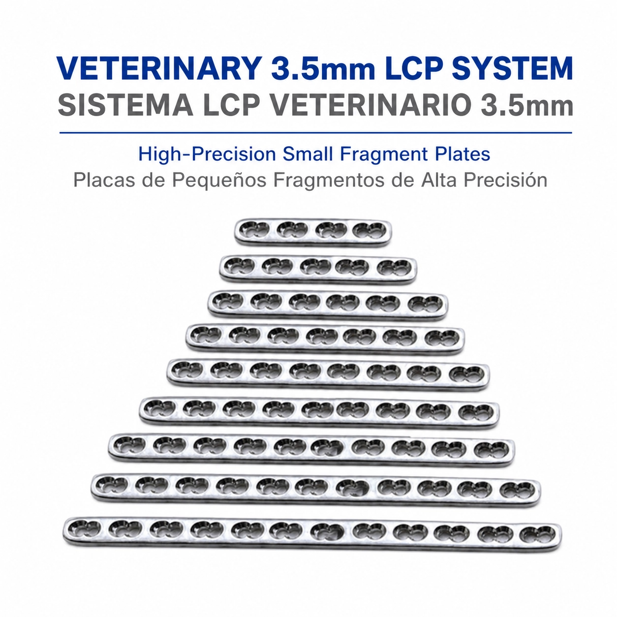 Placa De Bloqueo 3.5mm LCP Locking Plate Kit with Instrument for Bone Fracture Fixation CE ISO FSC Wholesale
