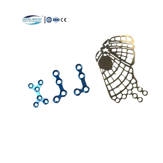 High Quality Medical Orthopedic Surgical Implants Titanium Maxillofacial Plate