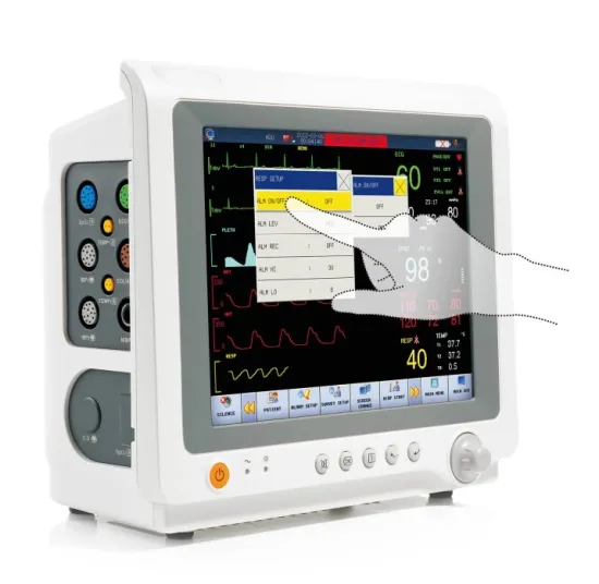 High-Quality 15-Inch Patient Monitoring System with Multi-Language Support