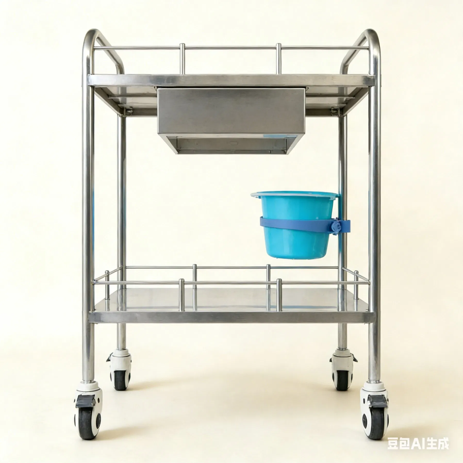 Premium ABS Mobile Emergency Trolley Hospital Crash Cart Medical Rescue Equipment