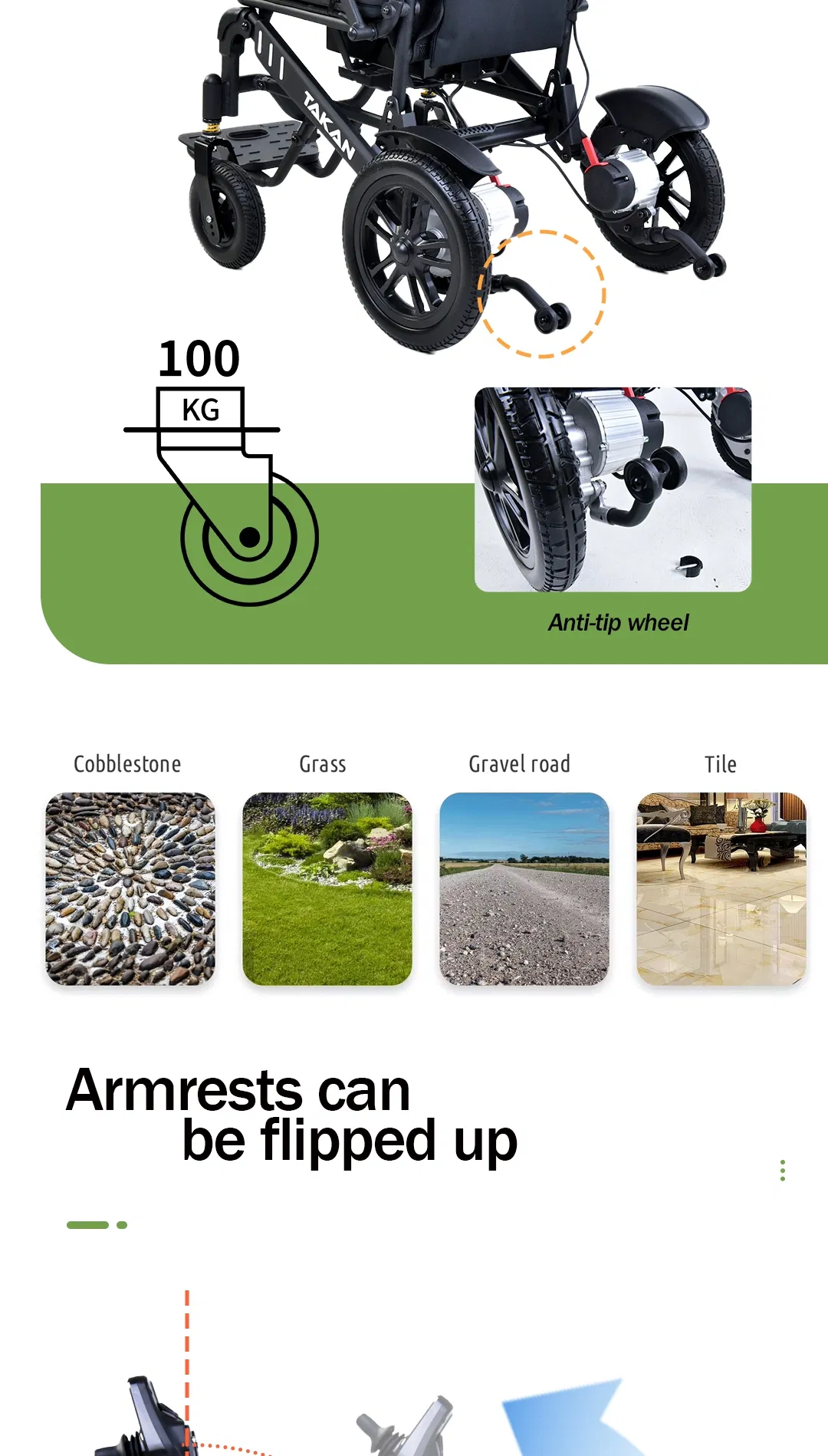 Electric Wheelchair Detail 8