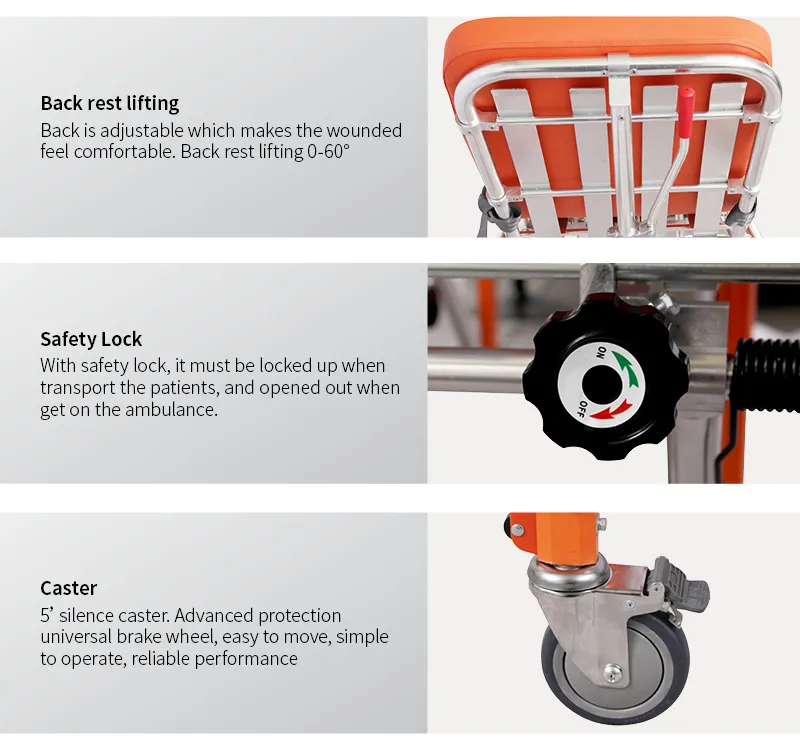 Medical Stretcher Trolley View 3