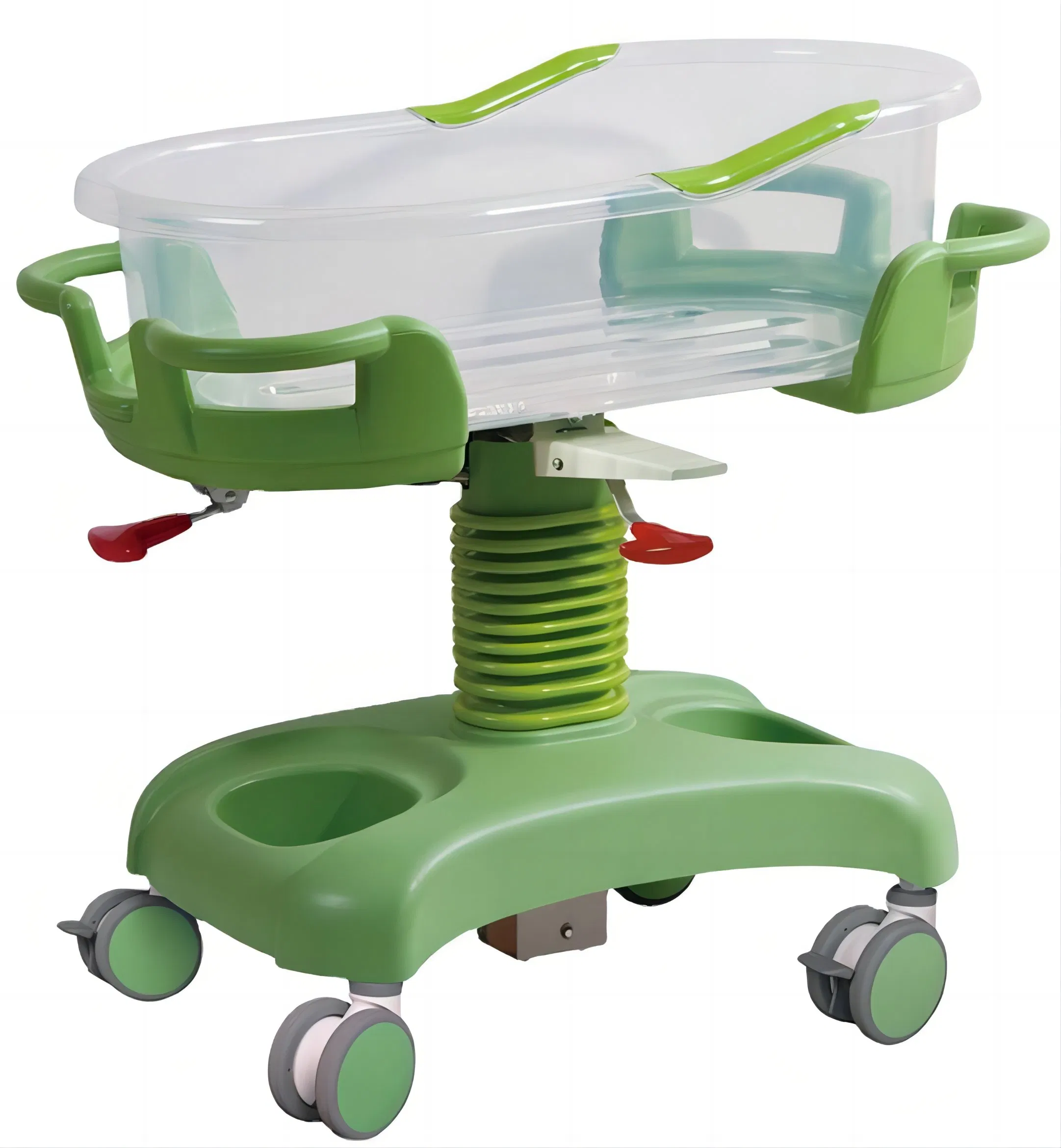 Hydraulic Multi-Function Adjustable Newborn Bed ICU Children Pediatric Bed ABS Hospital Plastic Baby Crib