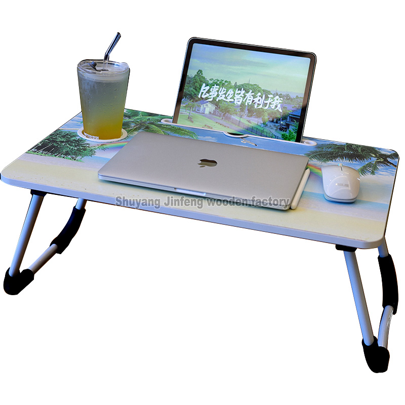 Overbed Table Home Furniture Foldable Laptop Table Computer Desk