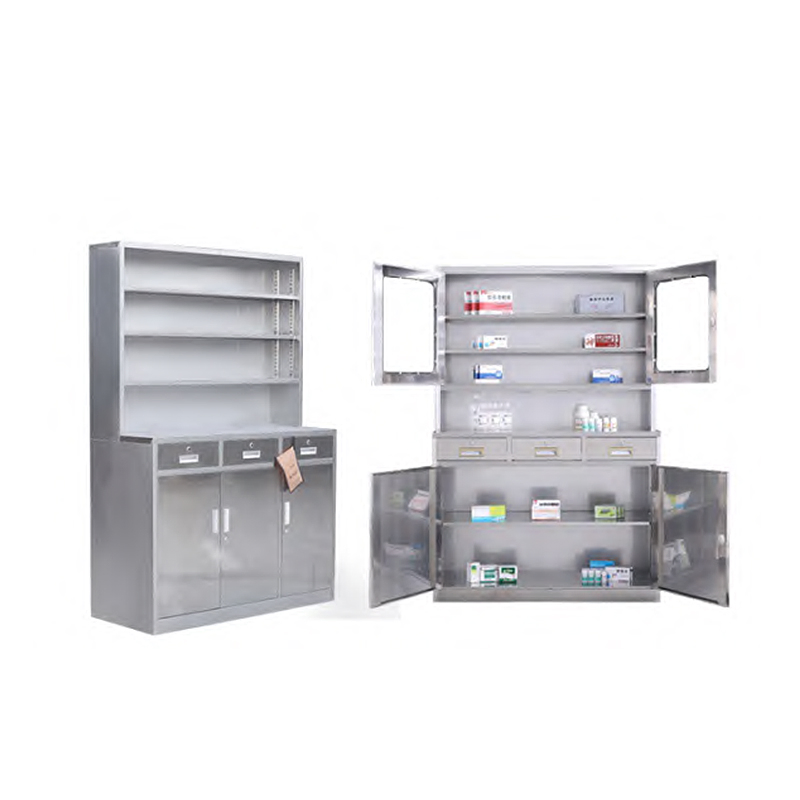 Modern Hospital Furniture Medical Cabinet Multi-Function Storage Stainless Steel Medical Cabinet
