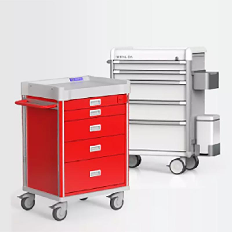 Hospital Medical Furniture Factory Custom Trolley Surgical Instrument Trolley Cart Stainless Steel Hospital Furniture