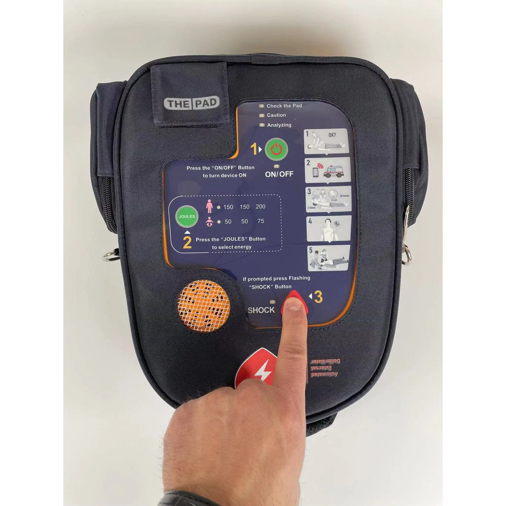 Portable Aed Automated External Biphasic Defibrillator Desfribilator Medical Defibrillator Monitor Sale