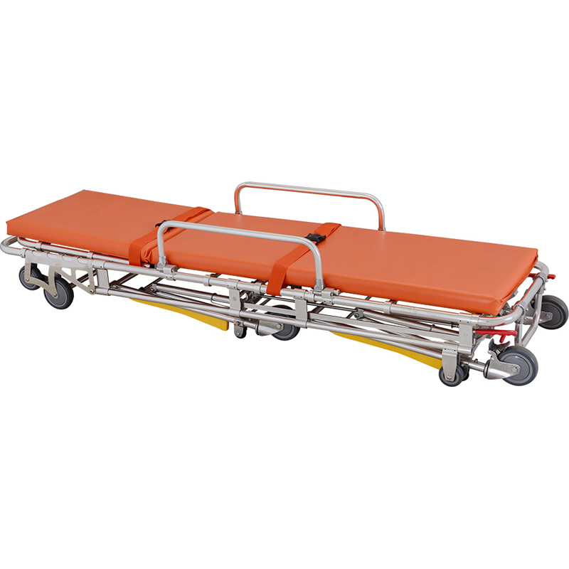 Stainless Steel Aluminum Alloy Folding Emergency Patient Medical Stretcher Trolley for Sale