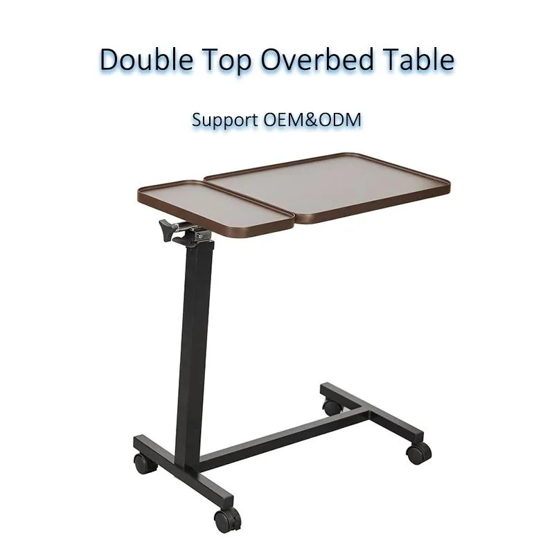 Medical-Grade Portable Overbed Table