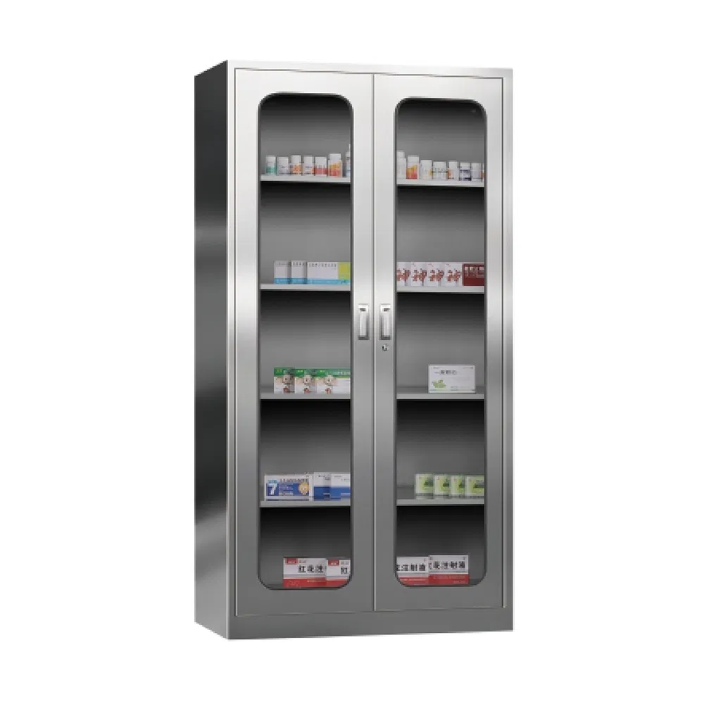Stainless Steel 2 Years Warranty Single Medical Storage Cabinets for Pharmacy Use