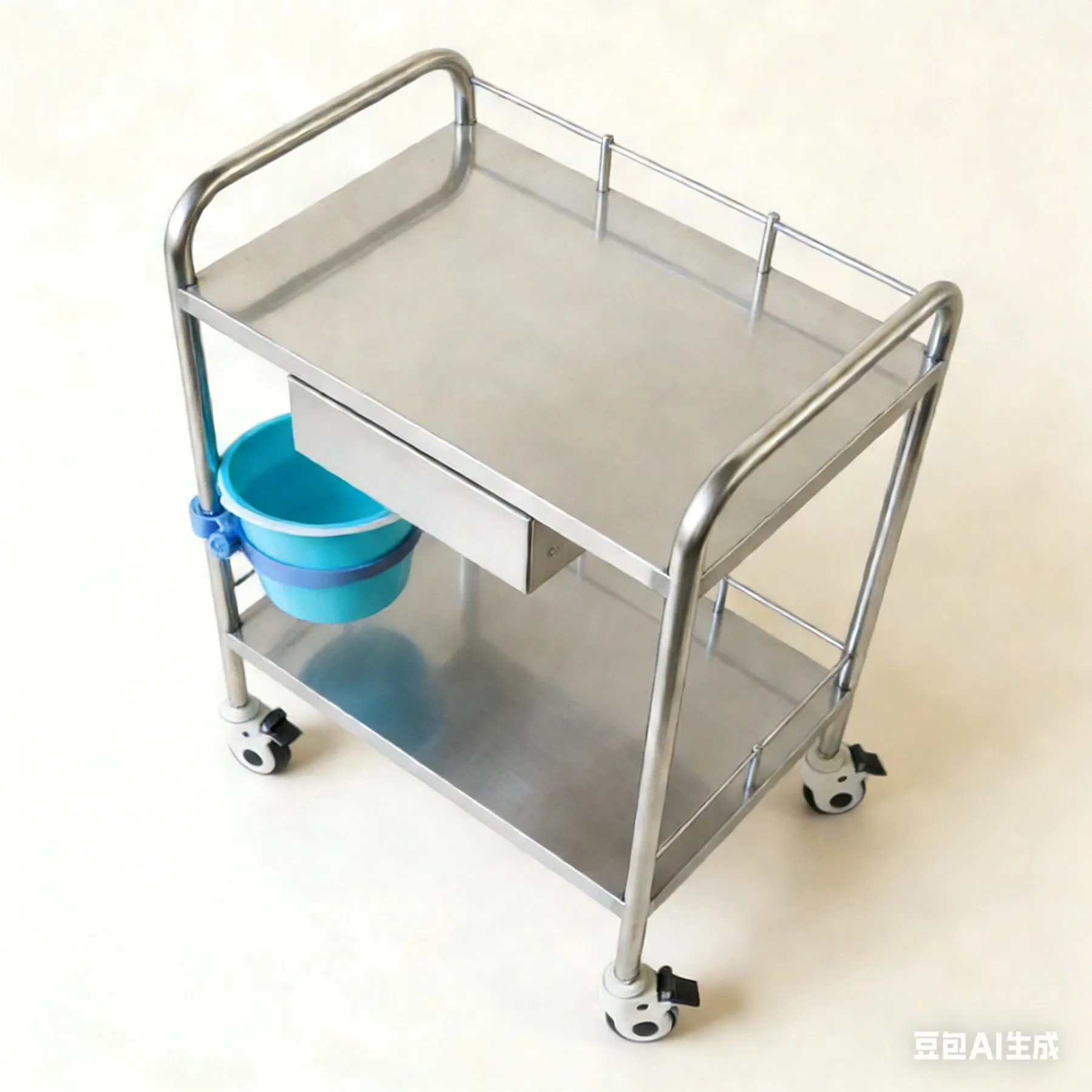 Premium ABS Mobile Emergency Trolley Hospital Crash Cart Medical Rescue Equipment