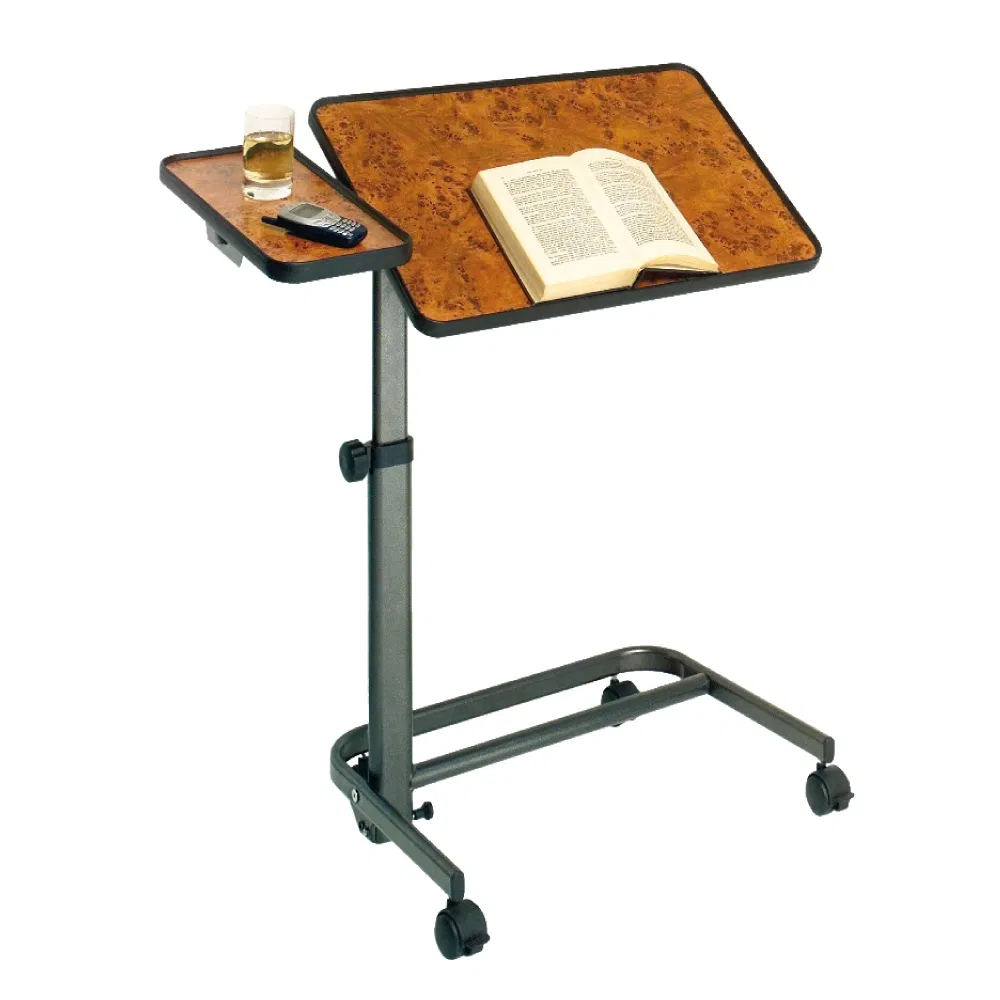 Hot Selling Hospital Overbed Table Portable and Easy Move---Factory Direct