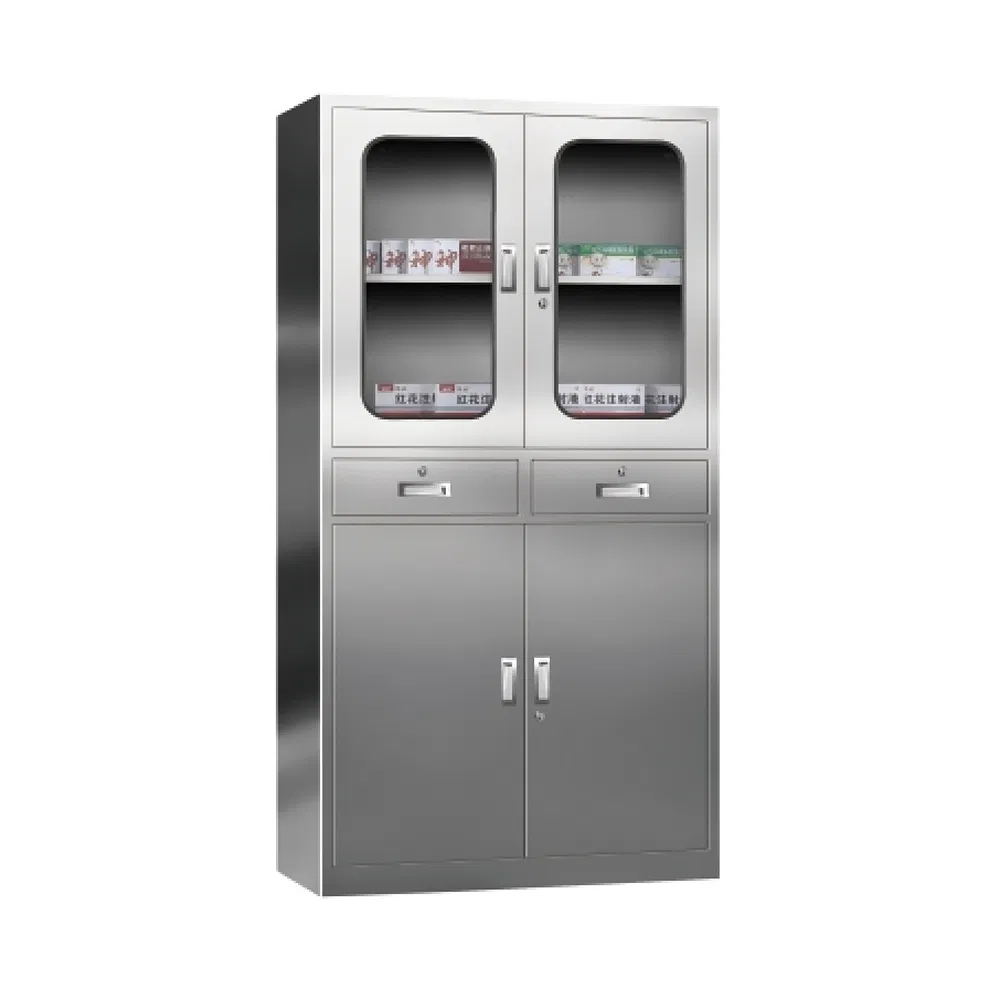 Stainless Steel 2 Years Warranty Single Medical Storage Cabinets for Pharmacy Use