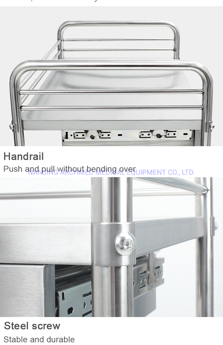 Surgical Instrument Treatment Medicine Dressing Apparatus Therapy Medical Stainless Steel Trolley