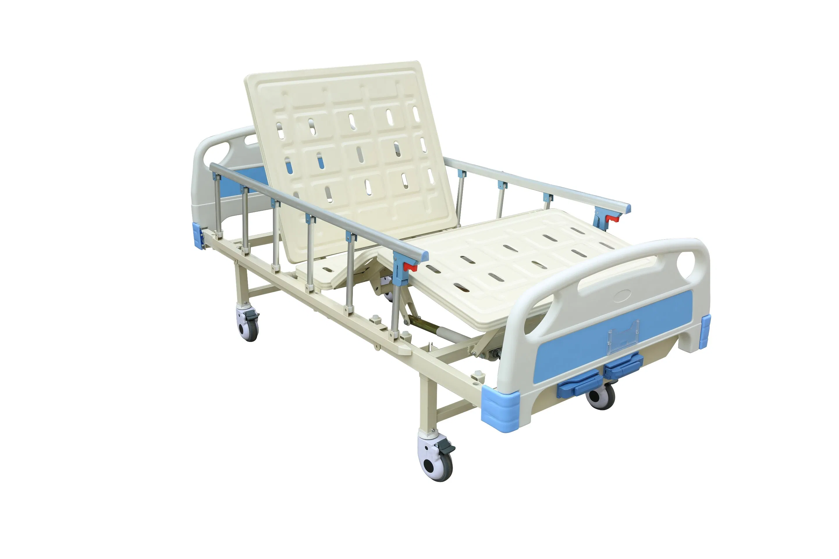 Hospital Furniture ICU Medical Bed ABS Two Crank Bed