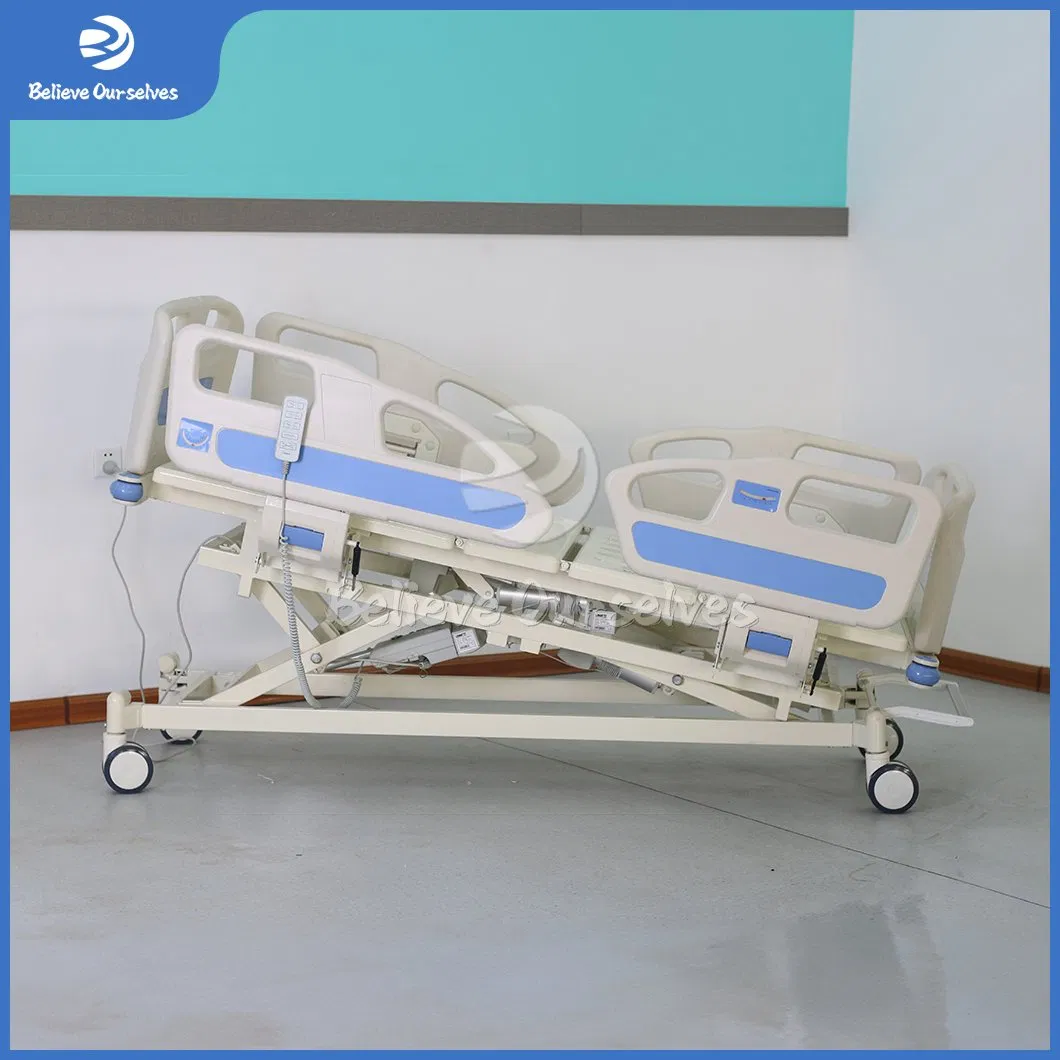 Huaren Hospital Ward Patient Bed China Hr-D03 Five Function Electric Medical Bed