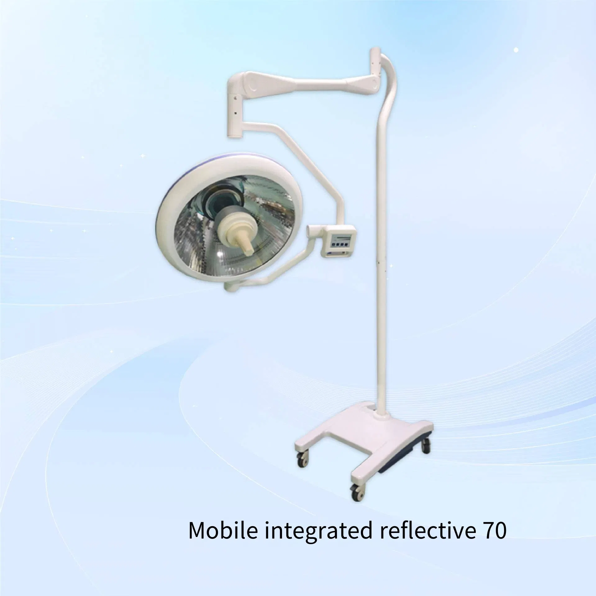Vertical Floor-Standing LED Lighting Fixtures, Suspended Hospital Operating Room Shadowless Lights, Portable Mobile Medical Equipment