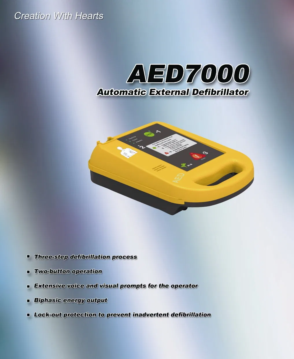 Hot Seller Portable Automated External Defibrillator