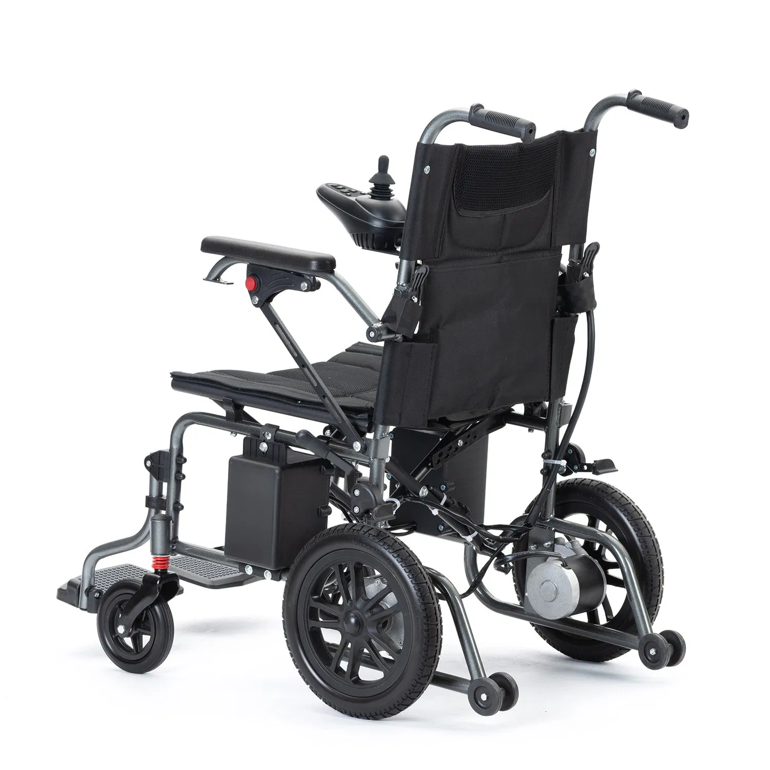 250W*2 Brushed Motor Carbon Steel Lightweight Folding Electric Wheelchairs
