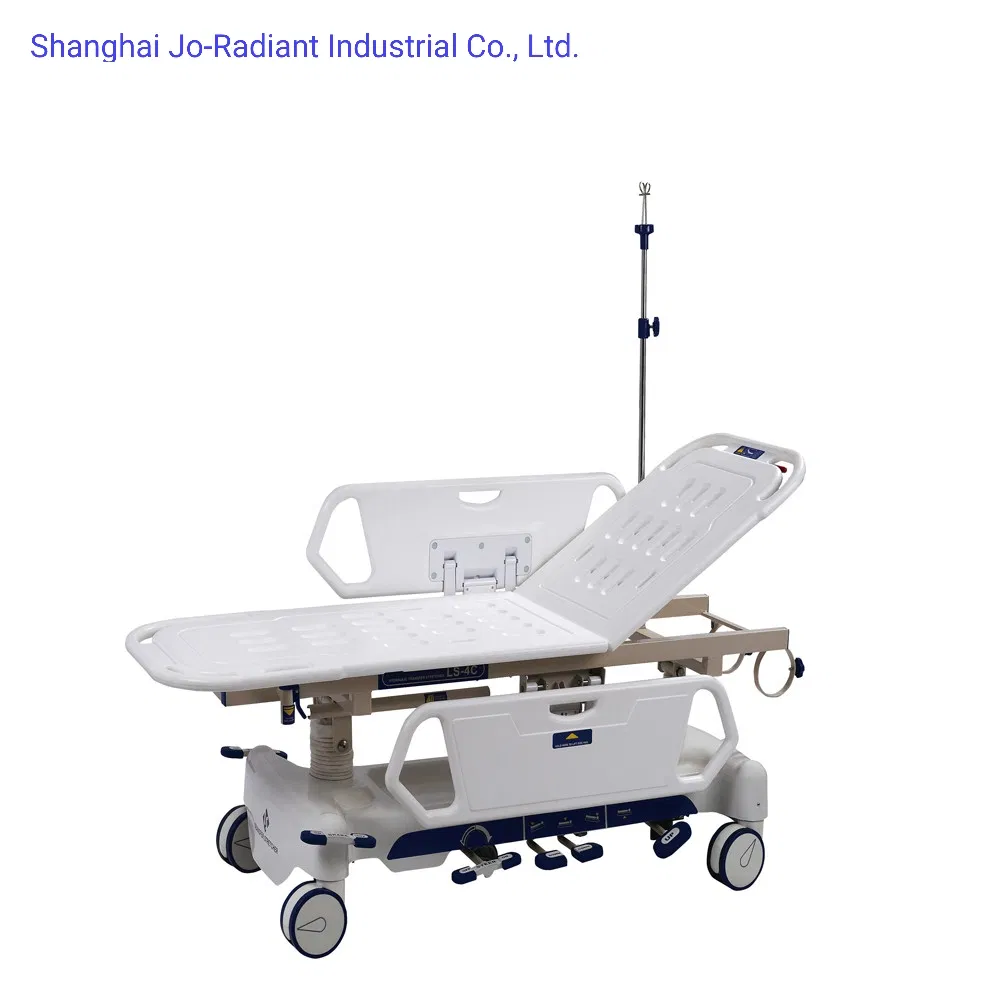Medical Hydraulic Patient Stretcher Adjustable Trolley
