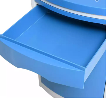 Medical Cheap ABS Plastic Clinic Hospital Bedside Cabinet Locker with Drawer (PW-A01)