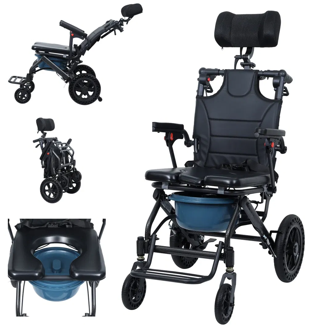 TCM812 Commode Wheelchair