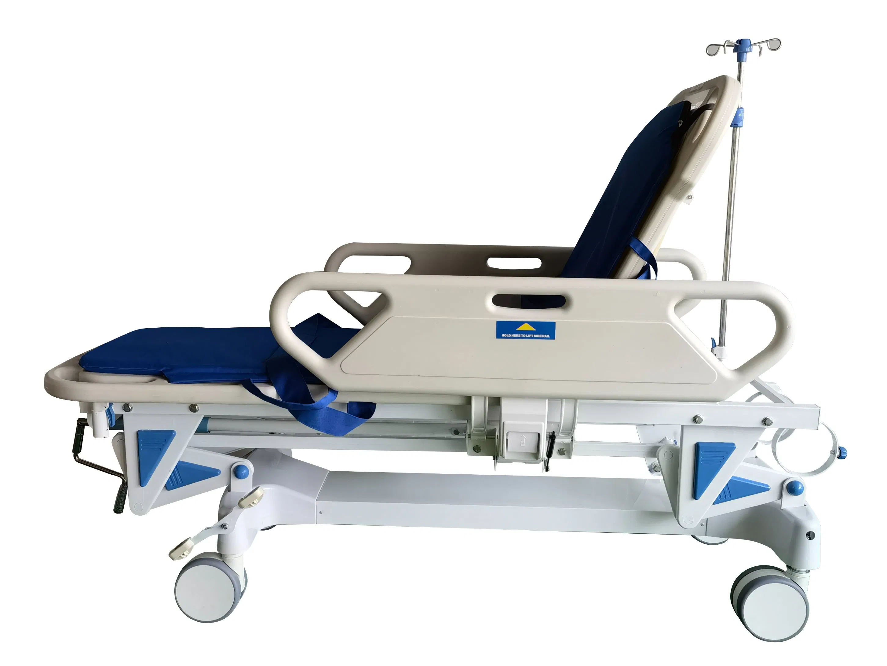Medical Rescue Equipment Patient Transport Trolleyfactory Wholesale Foldable Clinic Hospital Emergency Ambulance Patient Transport Stretcher Trolley
