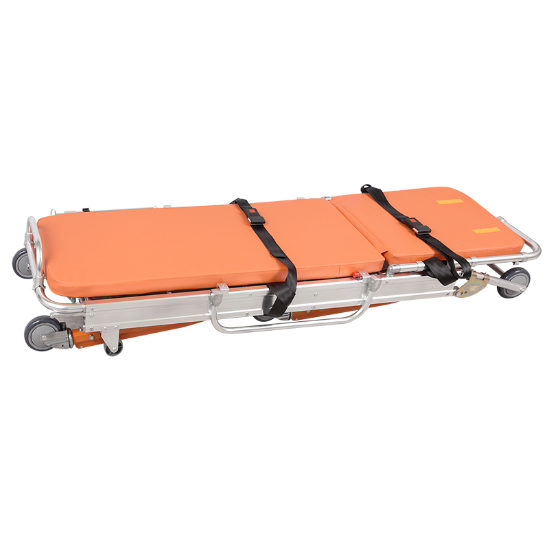 Nwb039 (D) Number-Win Stainless Steel Medical Ambulance Folding Patient Transport Stretcher Trolley