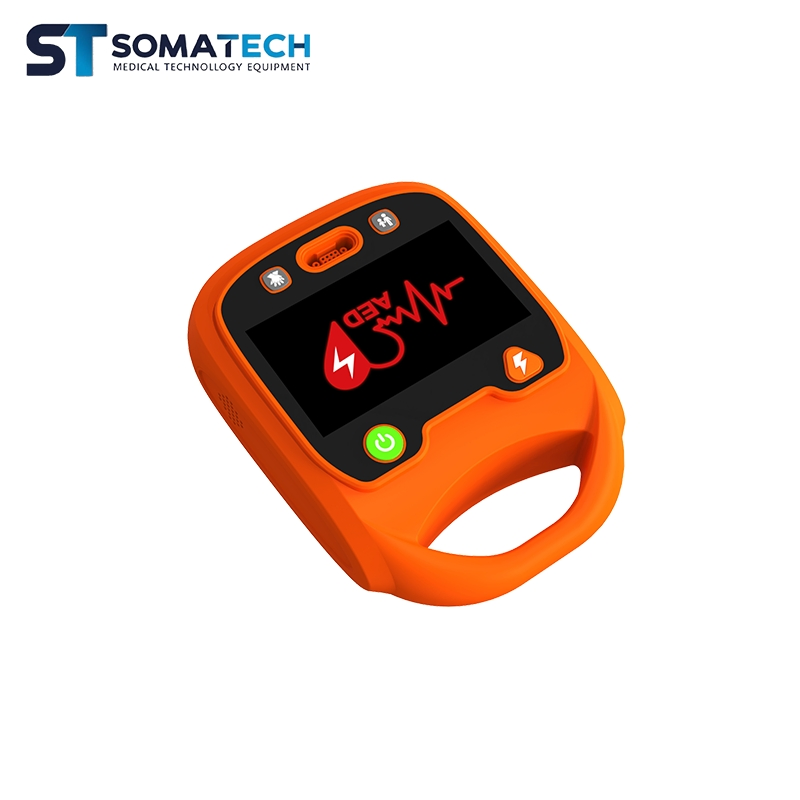 Portable Color Screen Aed Defibrillator Monitor with ECG Biphasic Automated External