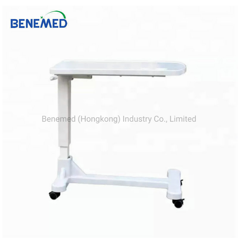 Medical Furniture Best Quality ABS Overbed Table for Hospital Room