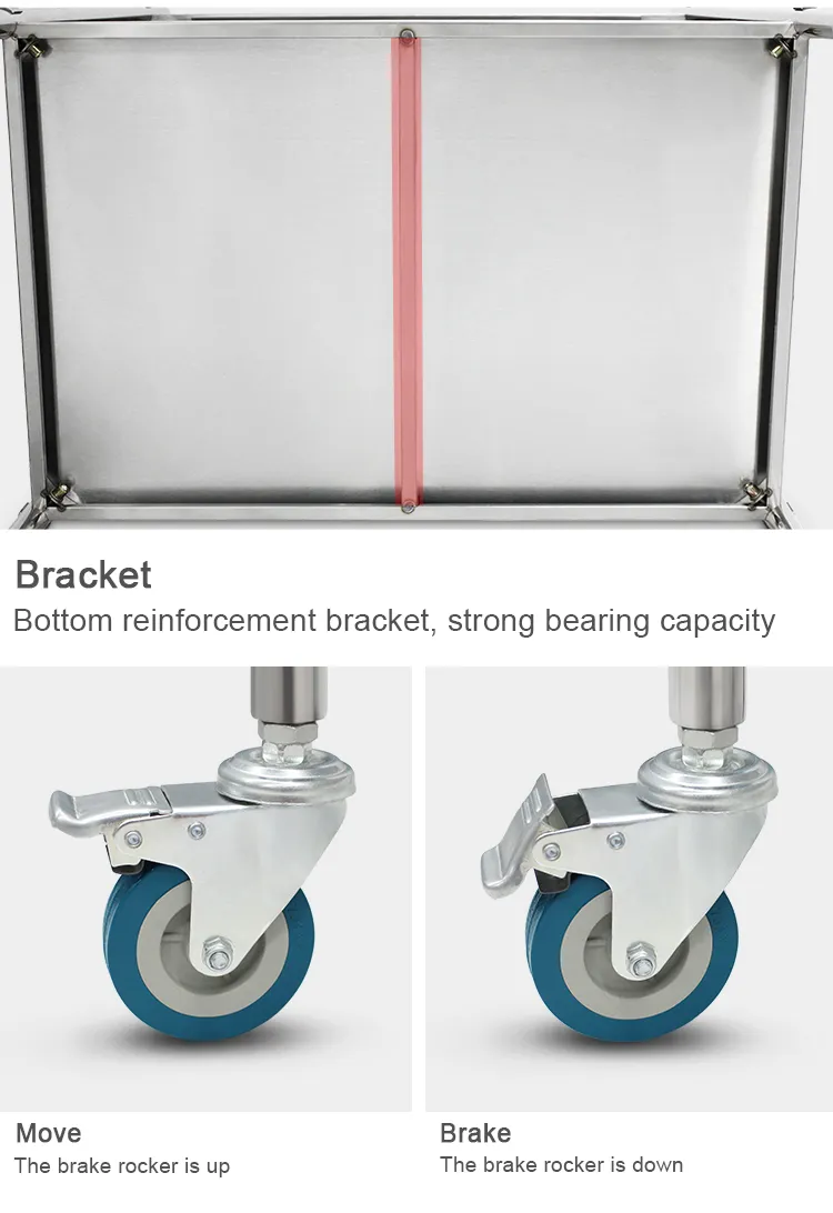 Surgical Instrument Treatment Medicine Dressing Apparatus Therapy Medical Stainless Steel Trolley