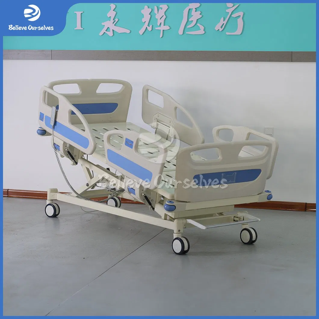Huaren Hospital Ward Patient Bed China Hr-D03 Five Function Electric Medical Bed