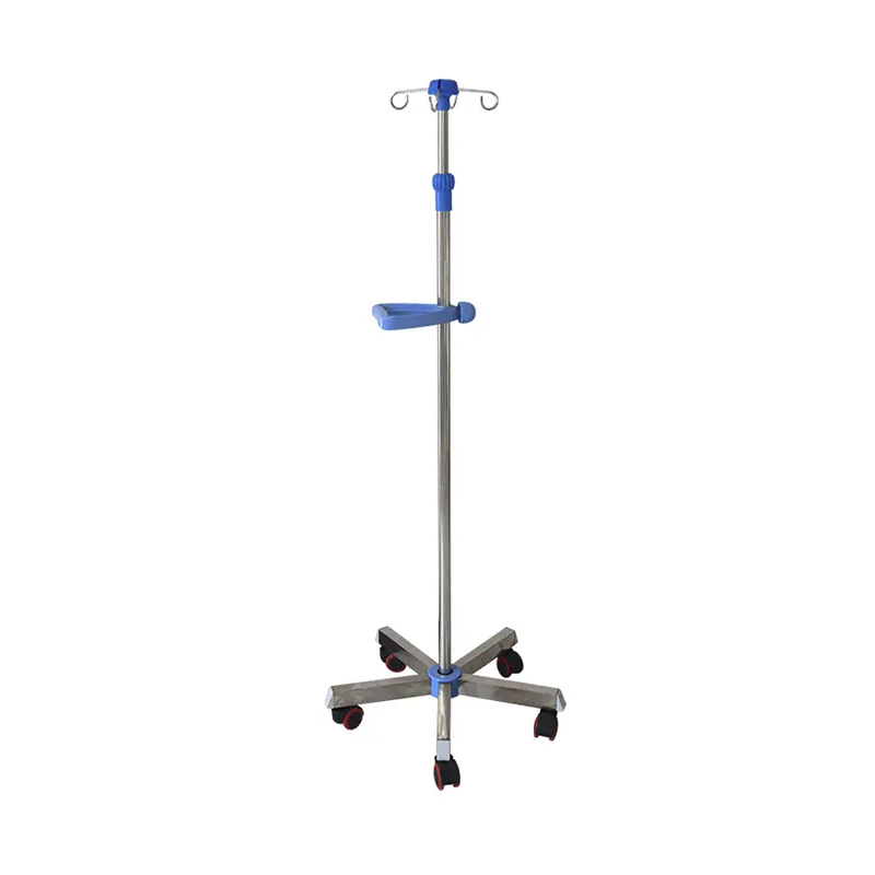 Factory Directly Supply Hospital IV Drip Stand Stainless Steel Infusion Pump Stand