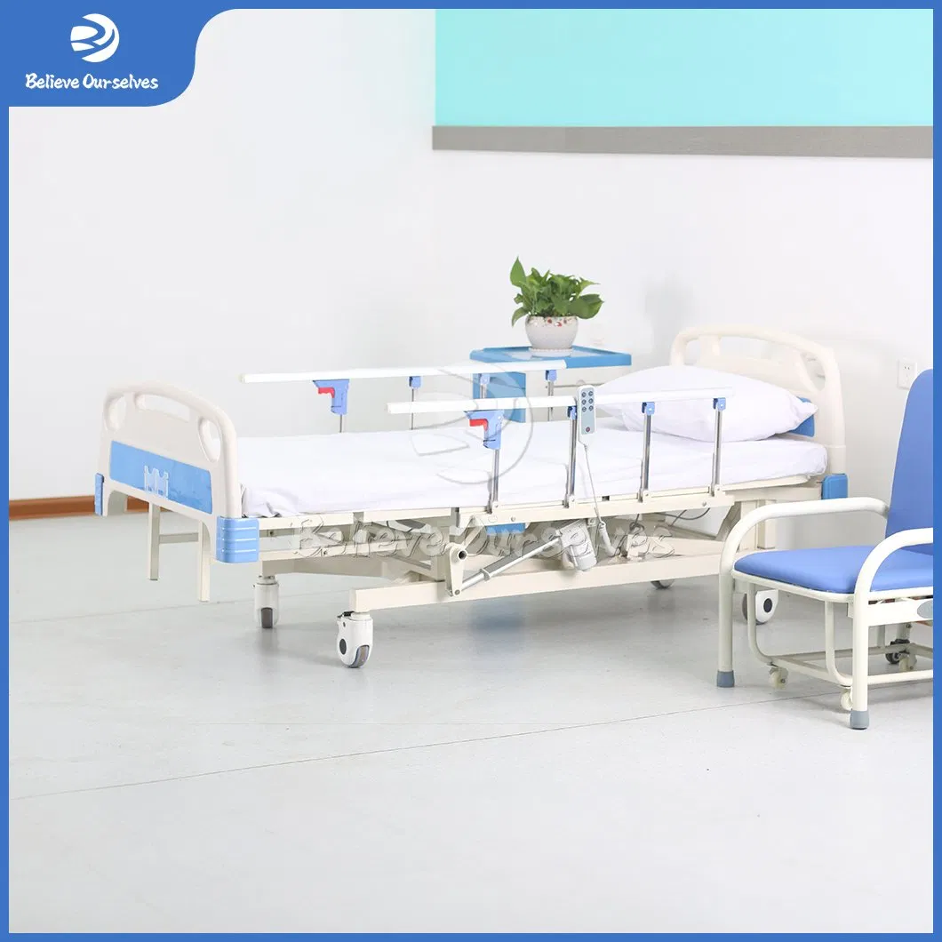 Huaren Professional Medical Equipment Distributor Hospital Bed China Hr-D16 Leg Lowering Function Medical ICU Bed
