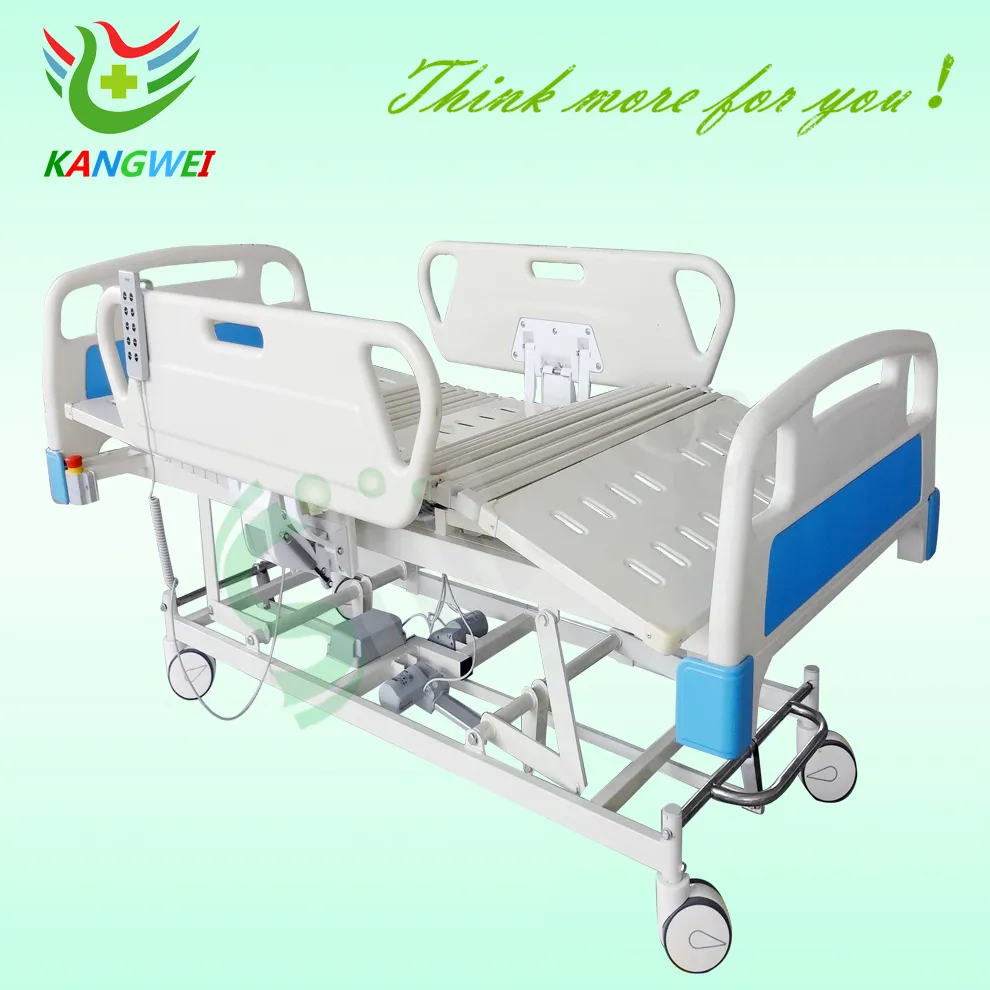 Full View of Five-Function Electric Medical Care Bed